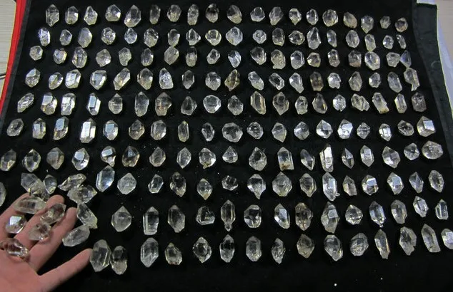 190 AAA+ Одежда высшего качества Херкимер Diamond Crystal точка