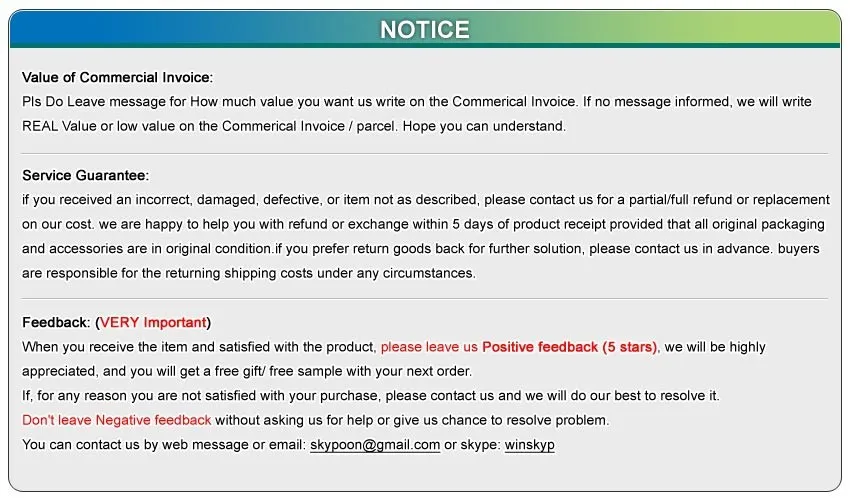 NOTICE