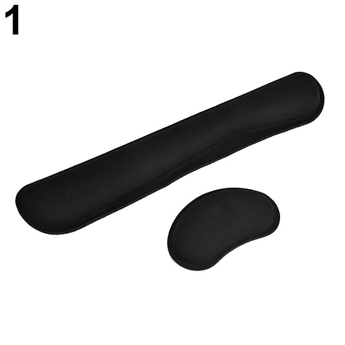 

Ergonomic Memory Foam Keyboard Pad Mouse Wrist Rest Support for Computer Laptop