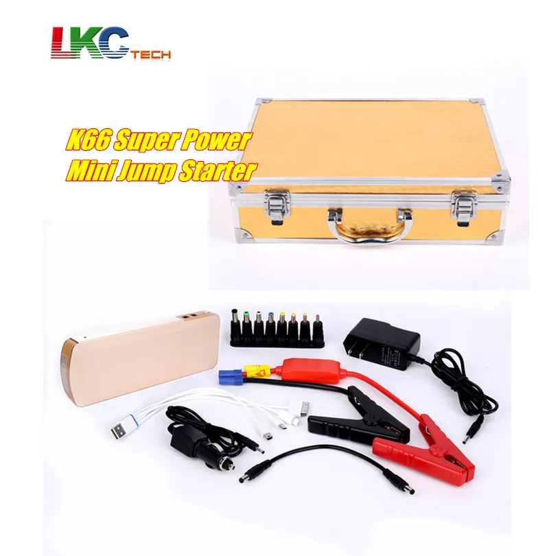 

A+Quality NEW K66 Portable Multi-function Power Bank Car Jump Starter Emergency 18000mAh Power Car Jump Starter Free Shipping