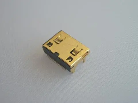 100 шт. HDMI разъем 19Pin SMT типа с локаторы упакованы в ленте