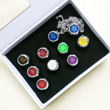 

10 Golden Naruto Akatsuki Cosplay Rings 10 in One