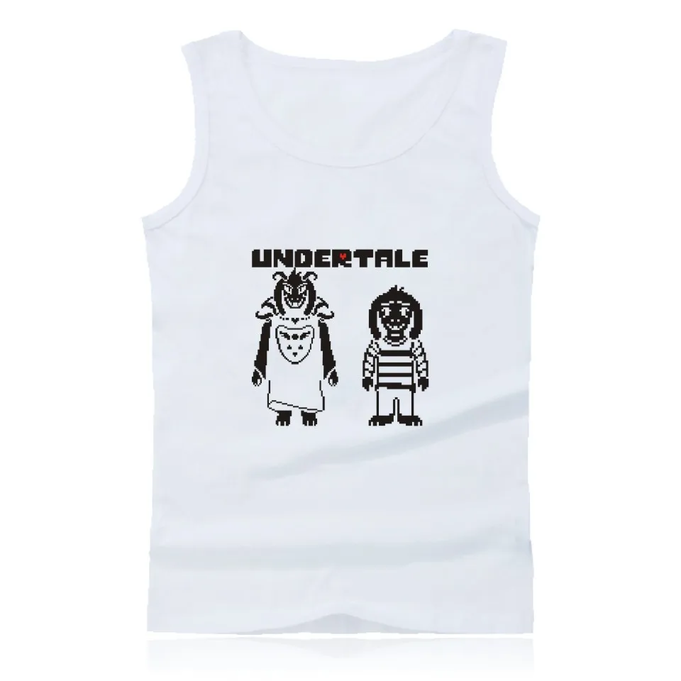Череп Brother Undertale майки с мускулами для мужчин без рукавов рубашки и майки плюс размер летние жилеты для мужчин