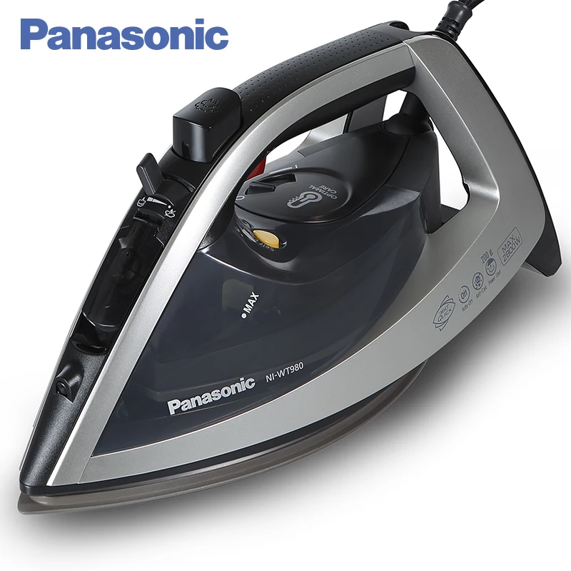 Panasonic NI WT980LTW Steam Iron with ceramic nonstick soleplate