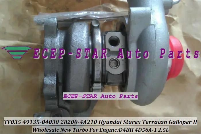 TF035HM-12T-4 49135-04030 28200-4A210 turbo For Hyundai Starex Libero Terracan Galloper II 2.5L D4BH 4D56A-1 turbocharger (5)