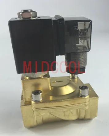 DC12V диафрагмы водные магистрали из Желтой меди с электромагнитным клапаном PX-20 порт 3/4"