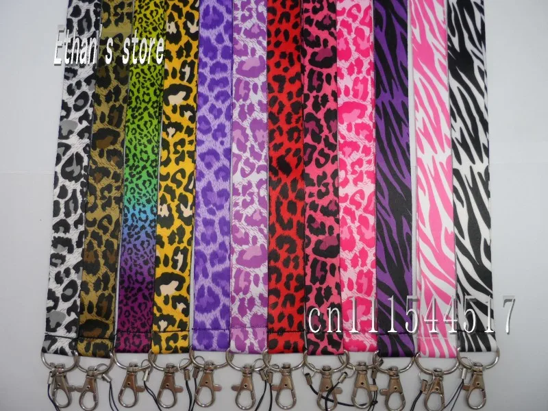 DHL; ; леопардовый рисунок с животным зеброй; ремешок для ключей для девочек; разные цвета
