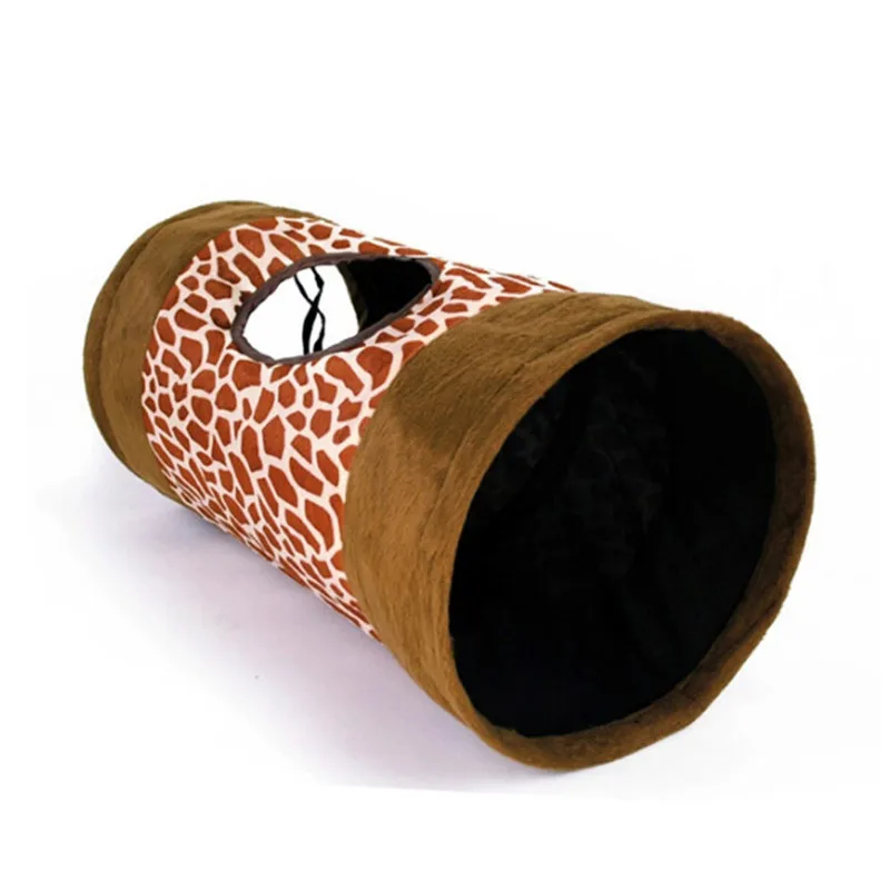50cm Long Leopard Cat Play Tunnels Pet Tunnel Lovely Cats Funny Toys