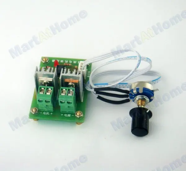 PWM контроллер скорости двигателя постоянного тока Драйвер 12V-24V-36V 10A# SM221 CF