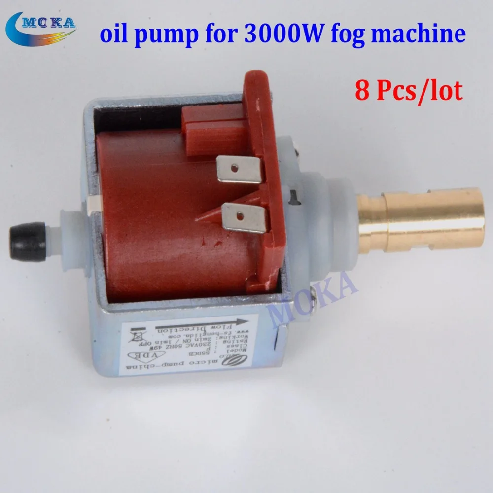 8pcs/lot 3000W fog machine special pure brass oil pump Model 40DCB 220