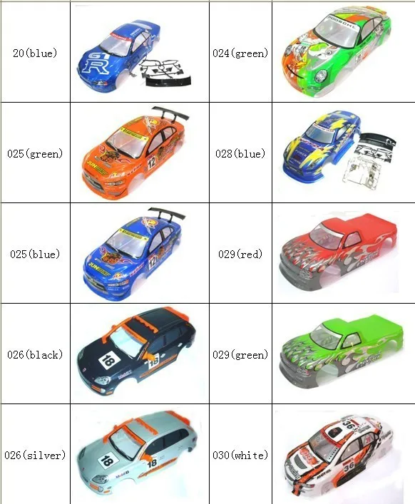 YUKALA 1/10 rc корпус автомобиля для 1:10 R/C гоночный автомобиль 190 мм henglong 2 шт./лот