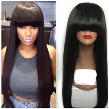 Brazilian Straight Full Lace Human Hair Wigs Virgin Hair Lace Front Wig With Baby Hair Glueless Full Lace Wigs For Black Women