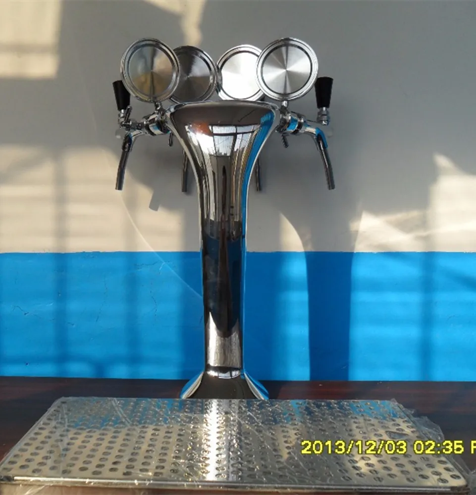 4 линейная пивная башня с пивными кранами и капельным лотком для паба|draft beer tower|beer