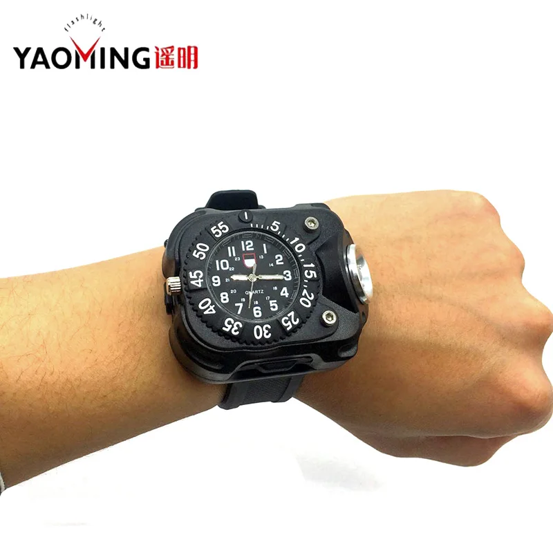 watch with led flashlight