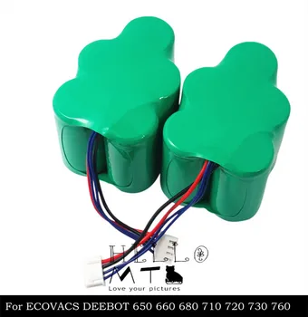 

2pcs/lot 6V 3500mAh Replacement Battery for Ecovacs Deepoo D73 D76 D62 D63 D65 D66 D68 D77 D79 730 760 TBD71 battery Robotics