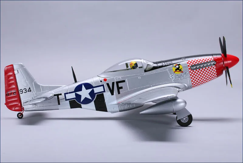P51 Mustang самолета warbirdii 800 мм с версия PNP