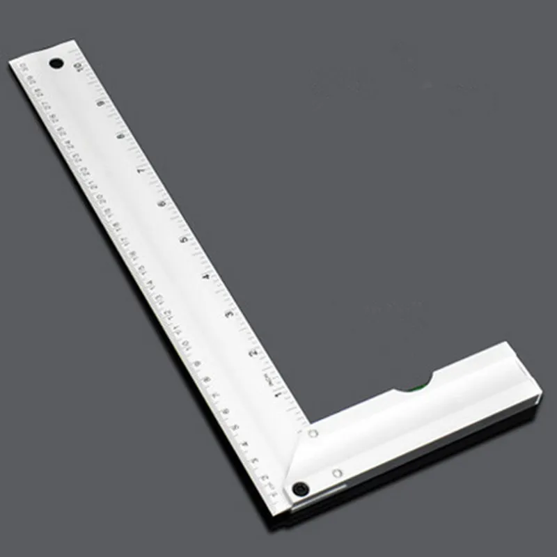 500mm * 160mm dispositivo Rectangular aleación de aluminio ángulo transportador cuadrado 90 grados carpintería herramienta de medición herramientas