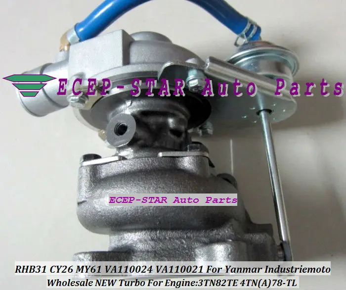 RHB31 CY26 MY61 VA110024 VA110021 For Yanmar Industriemoto 3TN82TE 4TN78-TL Turbocharger) (1)