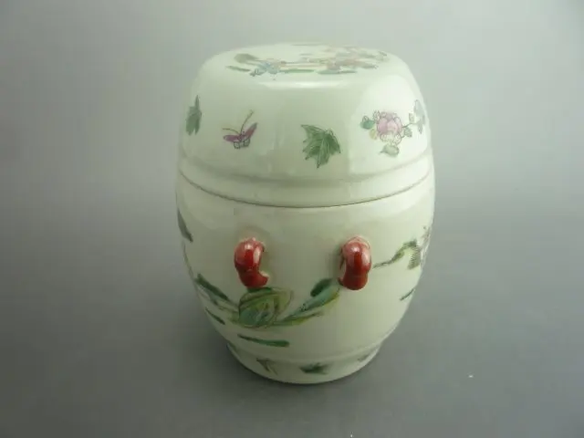 Редкие Уникальный старый китайский famille-роуз фарфоровая Пот/jar, живопись символов, лучшая коллекция и украшения, бесплатная доставка