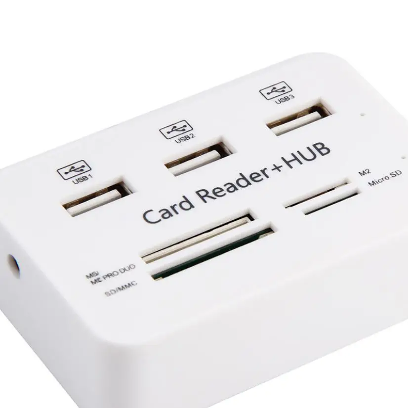 Одежда высшего качества мини Super High 480 Мбит/с Скорость Micro USB HUB Combo 2.0 3 Порты card reader высокое Скорость multi USB разветвитель для ПК