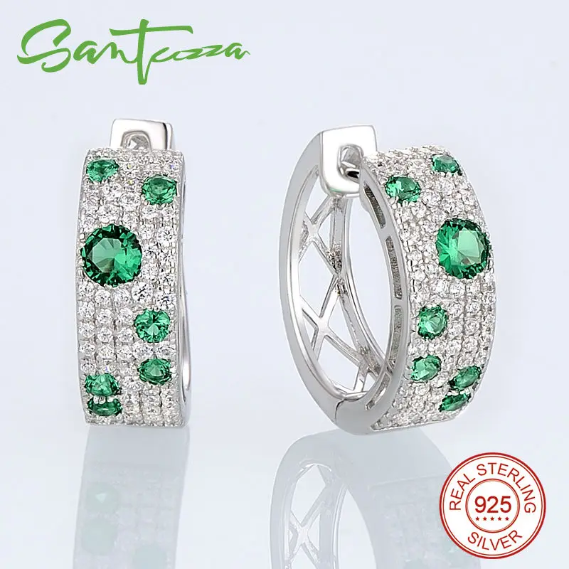 Silver Earrings-E306887GGNZSL925-SV1-W