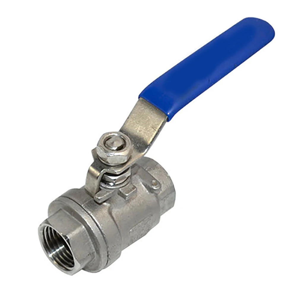 1/2 inch Female Stainless Steel Full Port Ball Valve Multi Use Manual Lever Handle in Valve