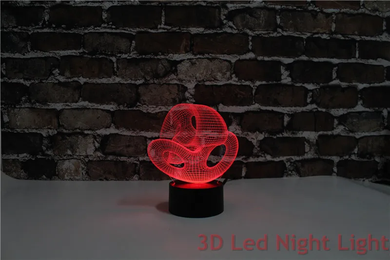 Горячая гостиной настольная лампа 3D Led внутренний ночник с CE и RoHS сертификатом YJM-2896