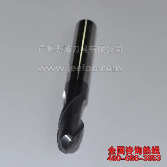 2F-R5*10* 75L HRC55 Soild карбид вольфрама две флейты Sprial сферическая Концевая фреза с покрытием для стали