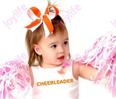 Новые 30 шт. новейшая мода 5*6 ''Cheer ведущий волосы лук Разноцветные девушка держатели волосы бант