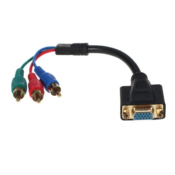 Kuyifree доставка Высокое качество Mini HDMI VGA/HDMI к разъему YPbPr адаптер для ТВ или проектора с компонентным видео или ПК