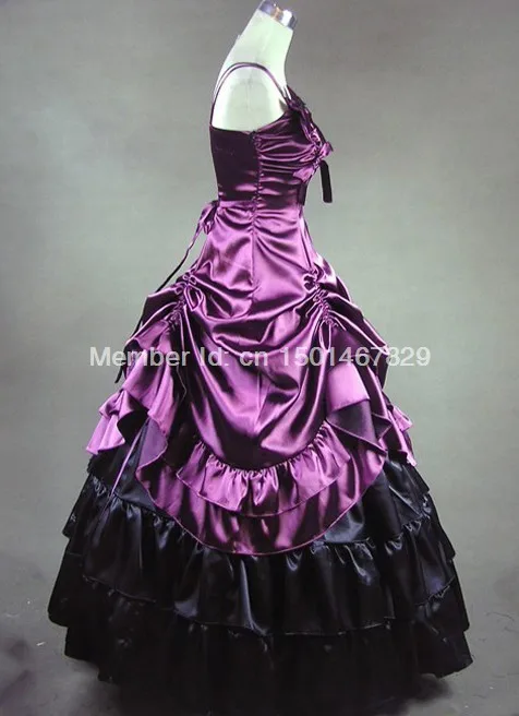 Элегантное и высококачественное многослойное платье в викторианском стиле без рукавов, Длинное Элегантное платье на продажу, включает в себя юбку