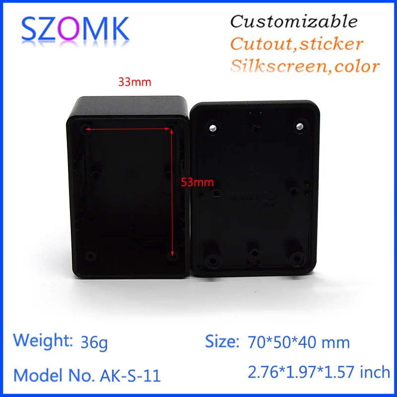 10 шт./лот лидер продаж простая в использовании коробка для электроники 70*50*40 мм