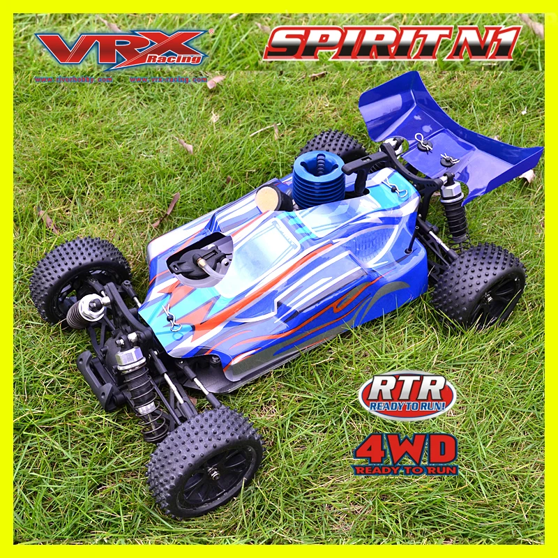 Радиоуправляемый автомобиль 4WD VRX Racing SPIRIT N1 nitro Багги 1/10 мощный. 18 дюймовый