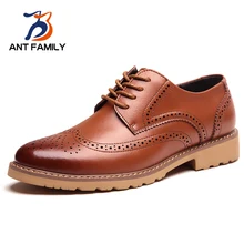 Hot Sale Fashion Shoes Men 2017 Genuine Shoes British Style Men Luxury Brand Vintage Oxfords Spring Autumn Casual Zapatillas