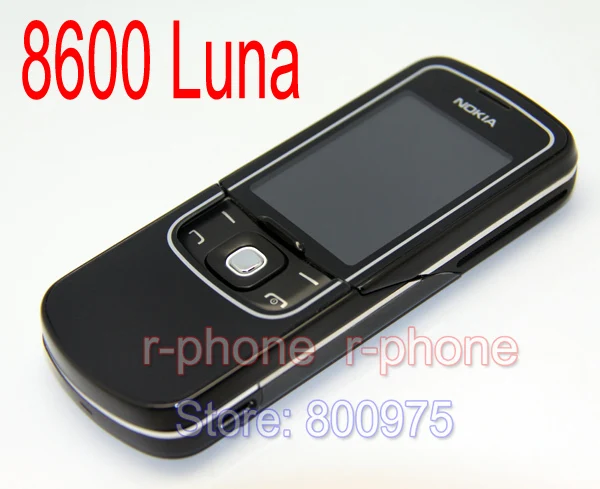 Nokia 8600 Luna мобильный телефон разблокированный Русская клавиатура арабская клавиатура и один год гарантии
