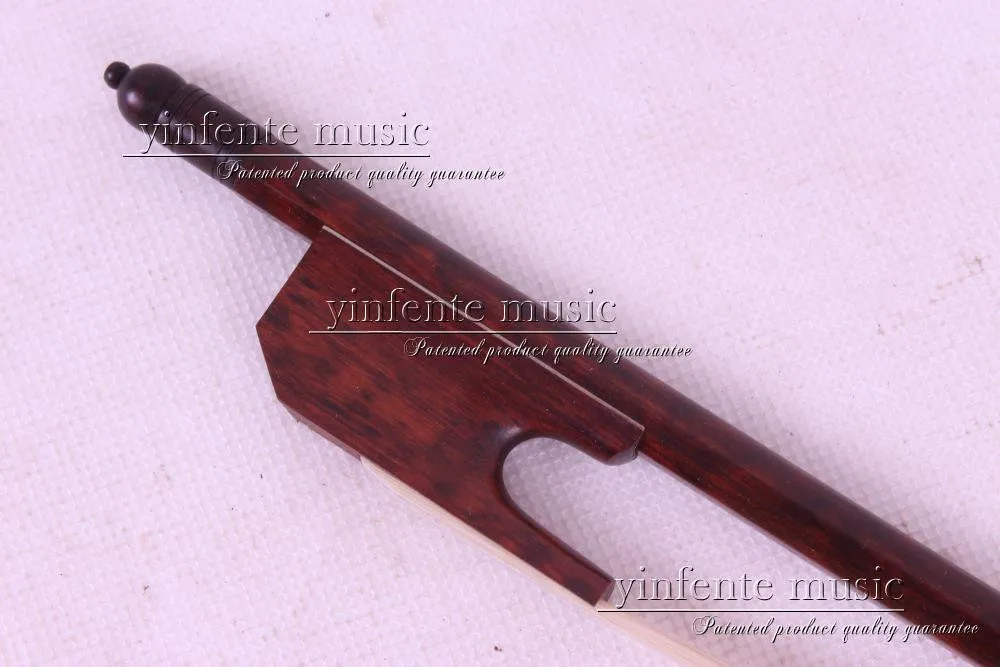 Snakewood 1 шт. 4/4 Скрипка Лук барокко белый конский хвост прямой#8