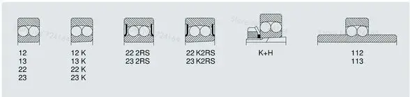25 мм диаметр Самоцентрирующиеся шариковые подшипники 2205 ATN/C3 25 мм X 52 мм X 18 мм нейлоновая клетка ABEC-1 цилиндрического отверстия текстильные машинные двигатели