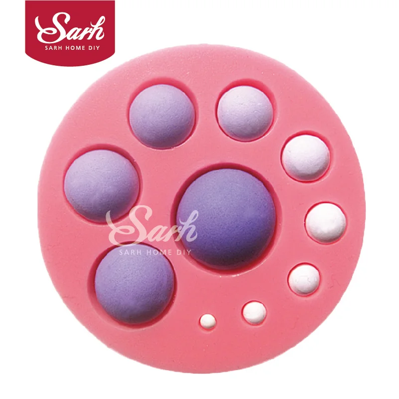

M1000 Semicircular Shaped Drop Jewelry Fondant Cake Molds Chocolate Mold for Cake Cup the Kitchen Baking Decoration and Tool