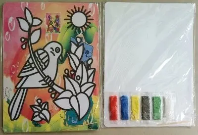 Детские сувениры для продвижения для творчества из цветного песка набор для художественной живописи комплект для детей подарок игрушки