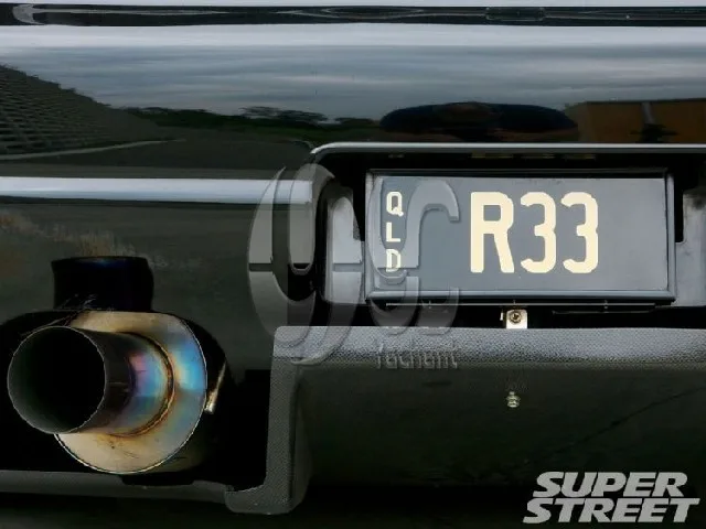 Углеродного волокна задний диффузор, пригодный для 1995-1998 Skyline R33 накладка GTR-Secret Type1 задний диффузор Стиль 3 шт. металлическое приспособление в виде монтажные аксессуары