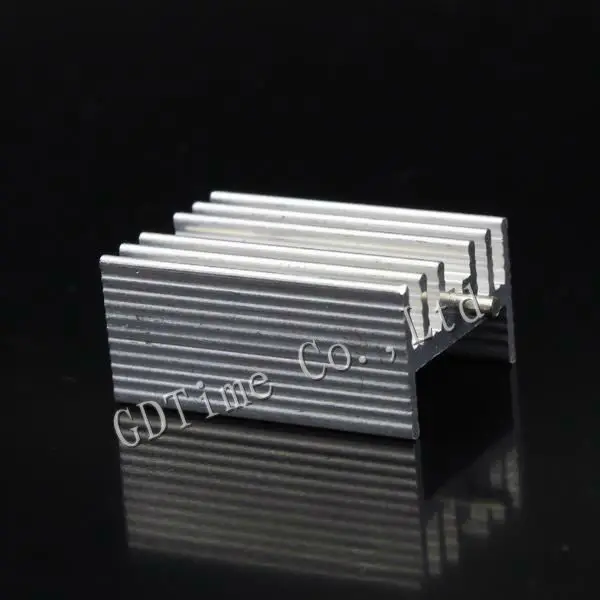 2000 шт./партия Алюминий 15x22x10 мм IC LED охлаждения Cooler теплоотвода gd017