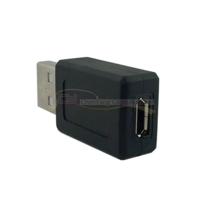 CY USB 2,0 A Тип папа к Micro USB B Тип 5pin гнездовой разъем адаптер конвертер