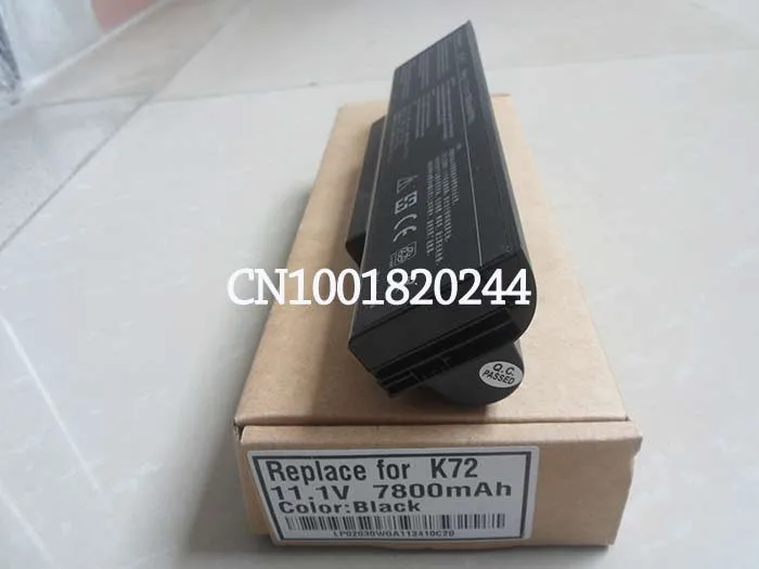 Apexway 6600 мАч Аккумулятор для ASUS 70-NZY1B1000Z 70-NZYB1000Z A32-K72 A32-N71 K73J K73JK K73S K73SV N71 N71J N71JA