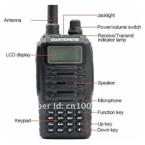 Quansheng TG-UV2 Dual Band с подкладкой CB радио UHF & VHF ЖК-дисплей Quansheng TG UV2 Walkie Talkie Портативный радио для безопасности, гостиница, ветчины