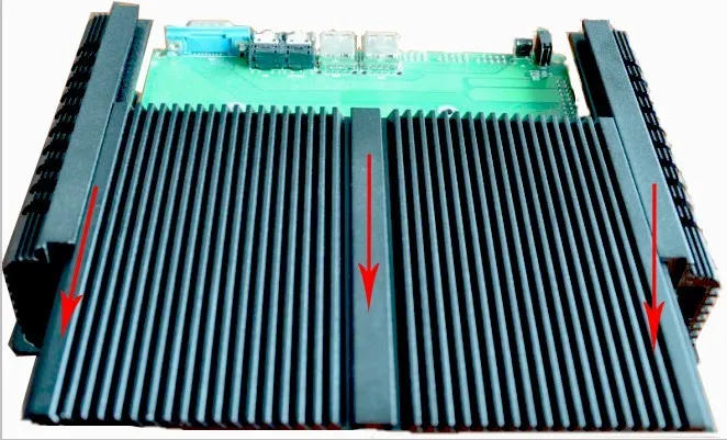 Прочный промышленный PCwith 4* USB и 4* COM(lbox-2550