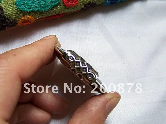 Тибет JewelryTBP246 Тибетский тайцзи подвески-Амулеты, Ом двойными бортами Тотем ox кости талисманы глаз Будды