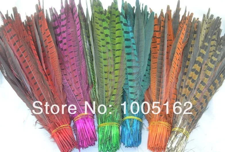 EMS 100 шт. 12-14 дюймов Ringneck фазан хвост Перо