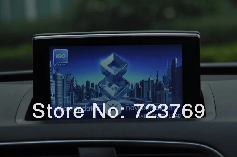 Sale For Audi Q3 DVD Navigation system (2013) with bluetooth/ touchscreen/ ipod connector 9