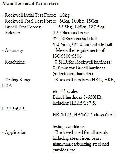 Бренд подлинный TX PHBR-100X магнитного типа Brinell и Rockwell Измеритель Твердости