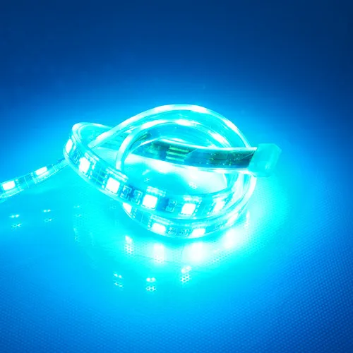 Waterproof-IP68 1 м DC 12 В SMD5050 гибкий светодиодный полосы 60 светодиодный ы за метр, белый, красный, зеленый, синий, желтый, RGB, Медь фон